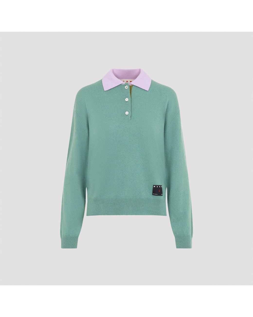 Marni Green Rollkragenpullover