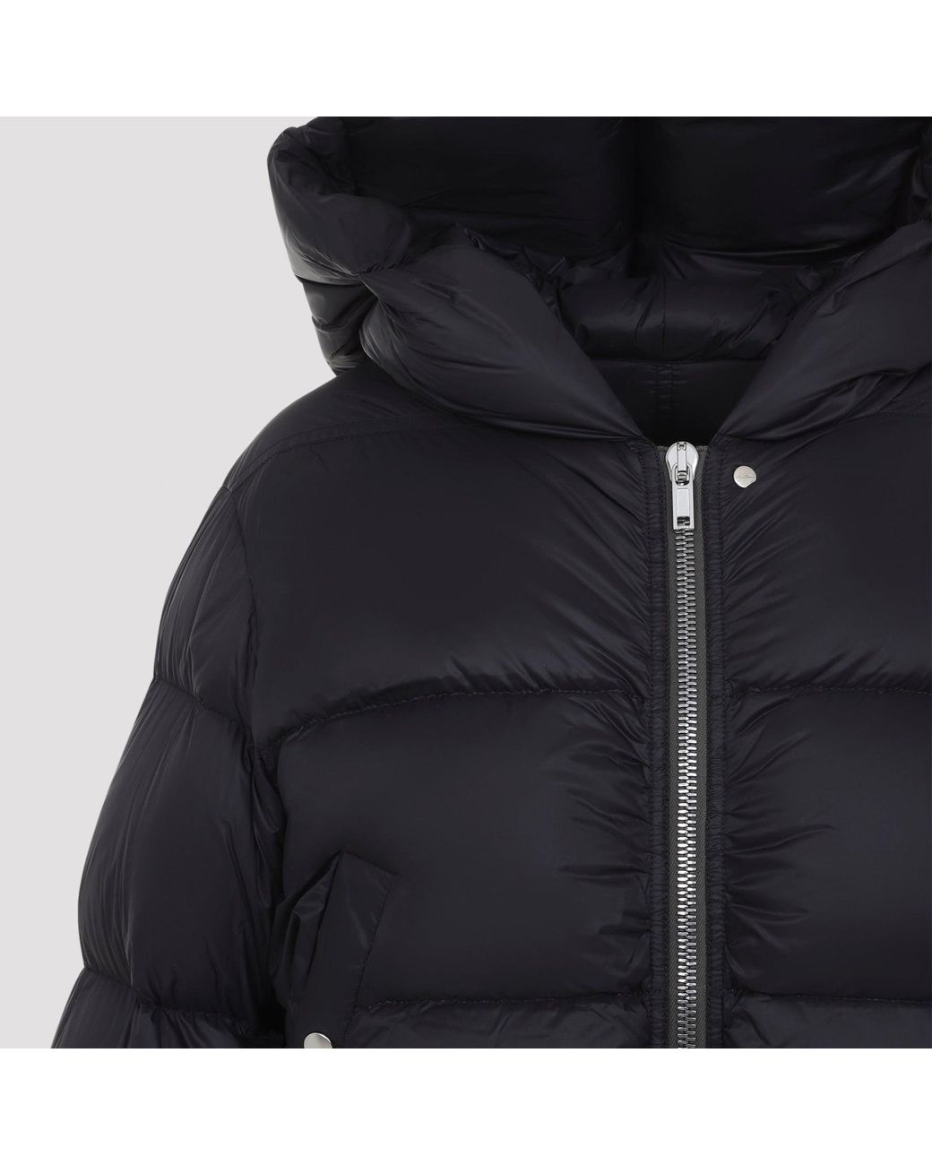 Rick Owens Hooded Jacket in het Black