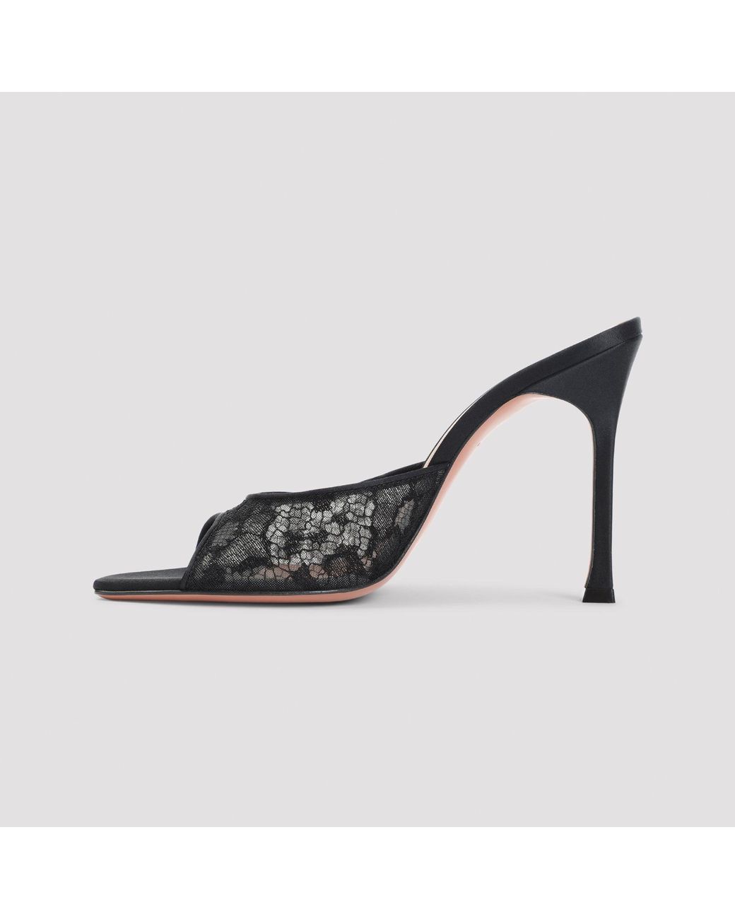 AMINA MUADDI Black Alexa Lace Slipper