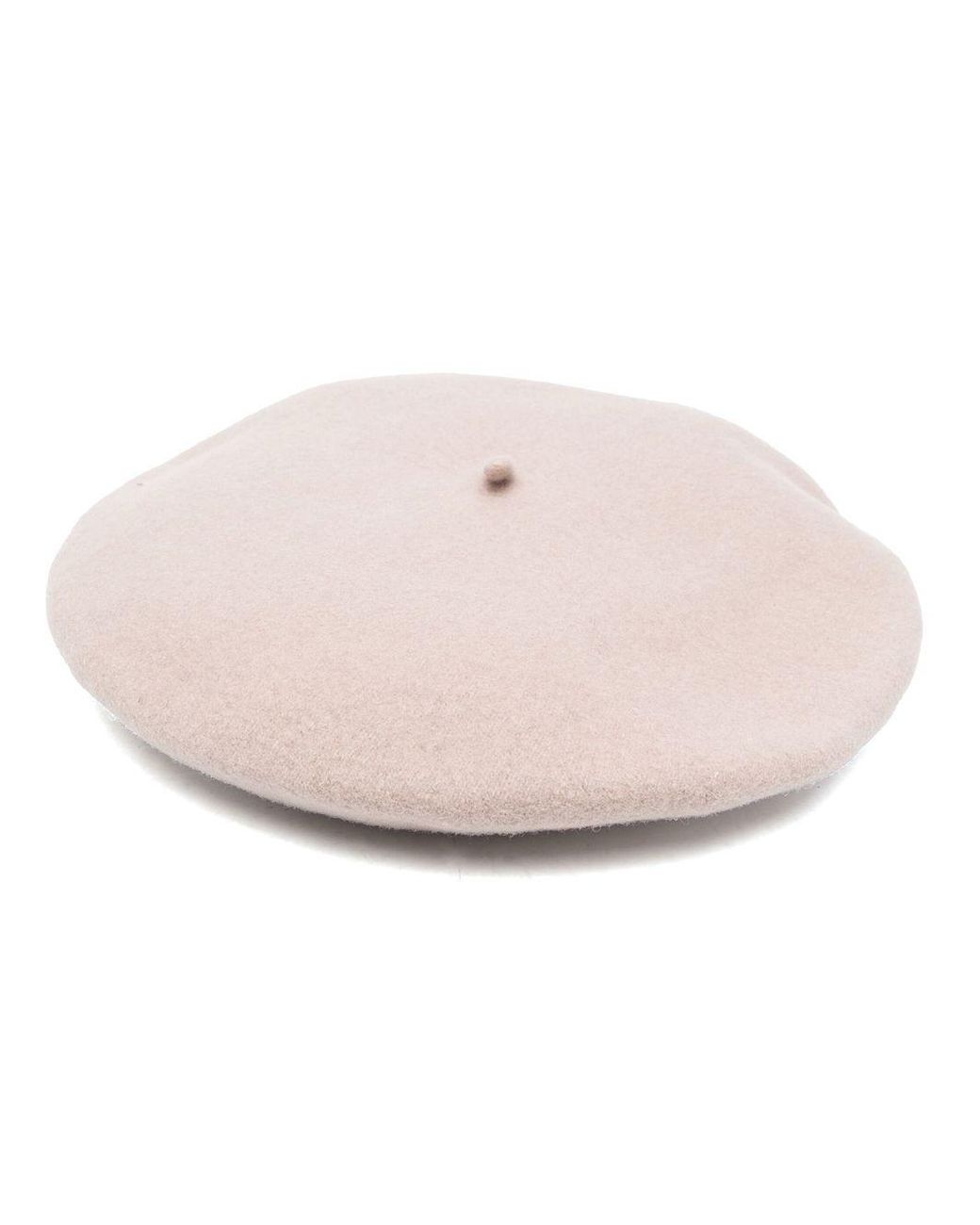 Borsalino Pink Wool Basque Hat