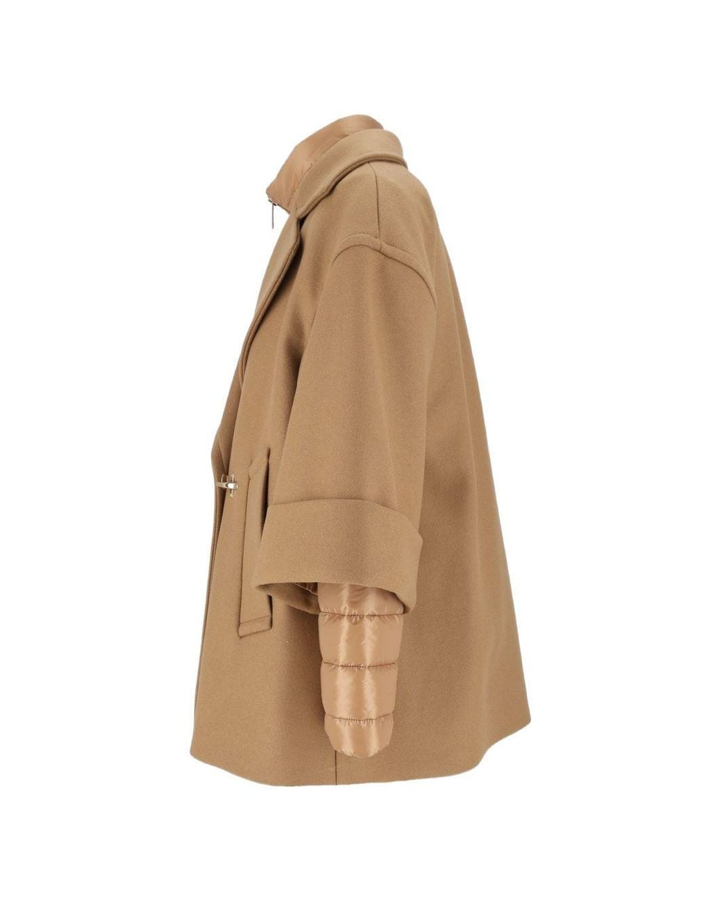 Fay Natural Wool And Cashmere Cape
