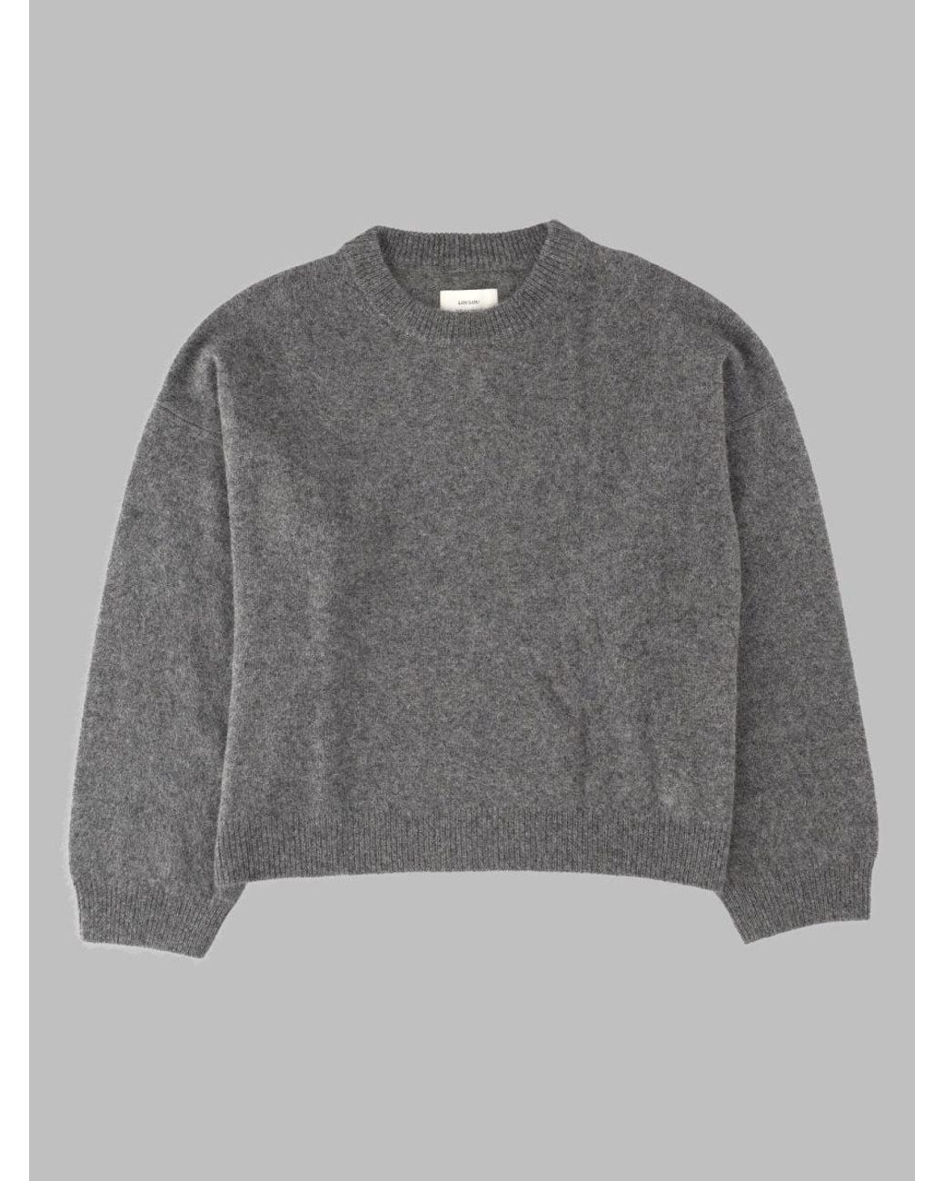 Loulou de Saison Gray Wool Yak Blend Sweater