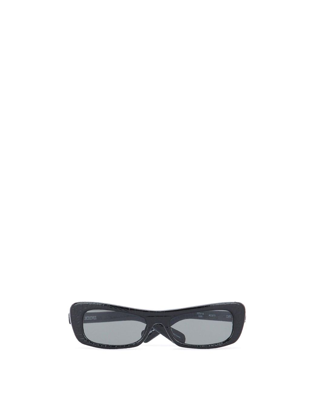 Jacquemus Black Rectangle Sunglasses for men
