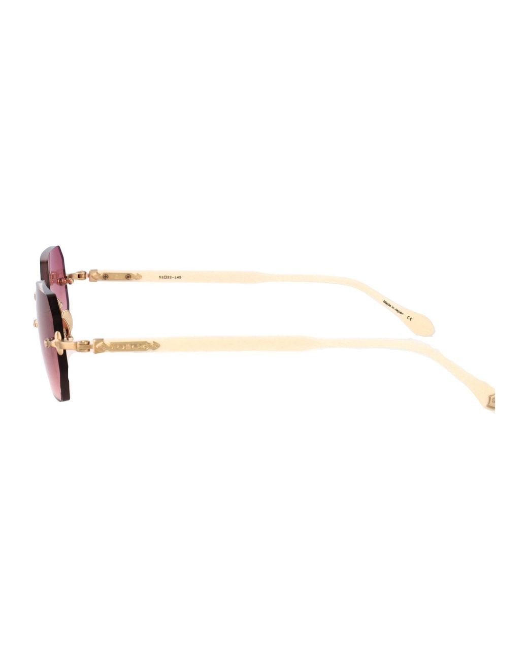 Matsuda Pink Geometrical Sunglasses M5010 Bg Mw