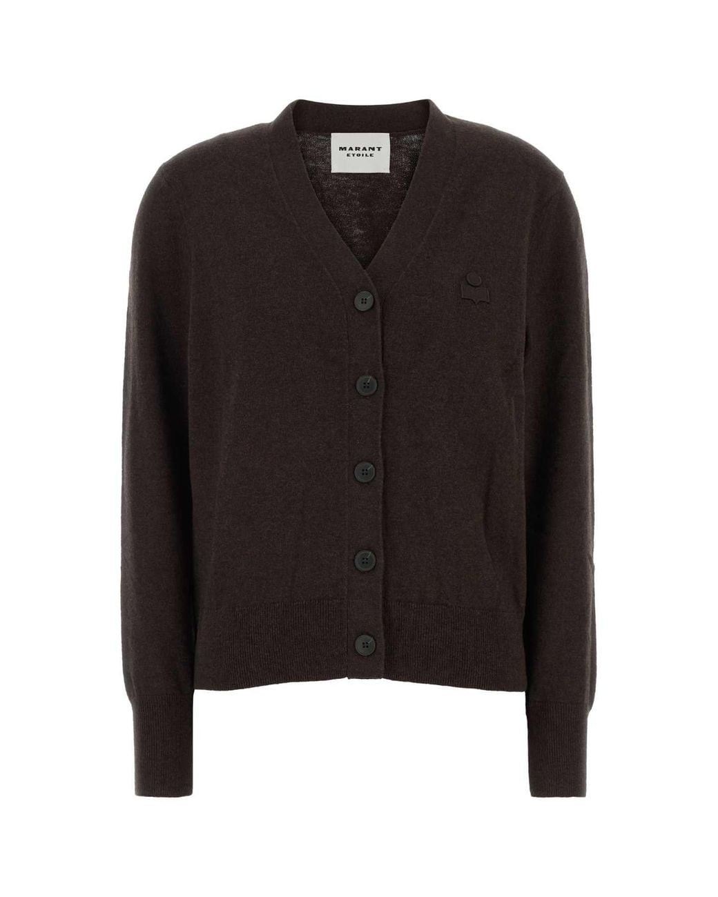 Isabel Marant Black Karina Cotton-Wool Cardigan