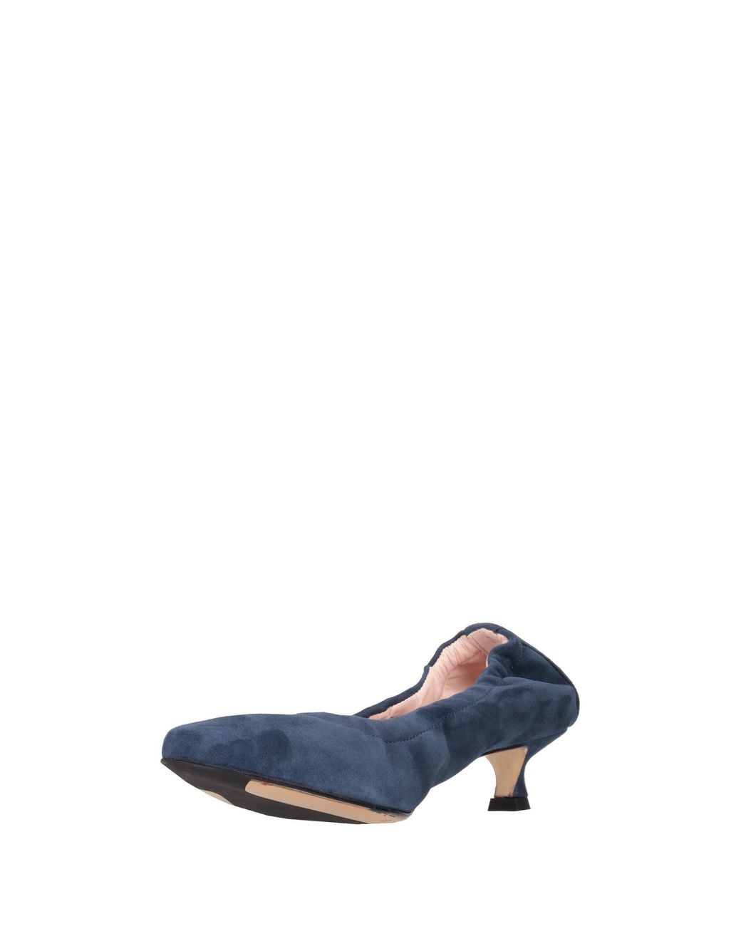 LA ROSE Blue Decollete' Elast Camoscio