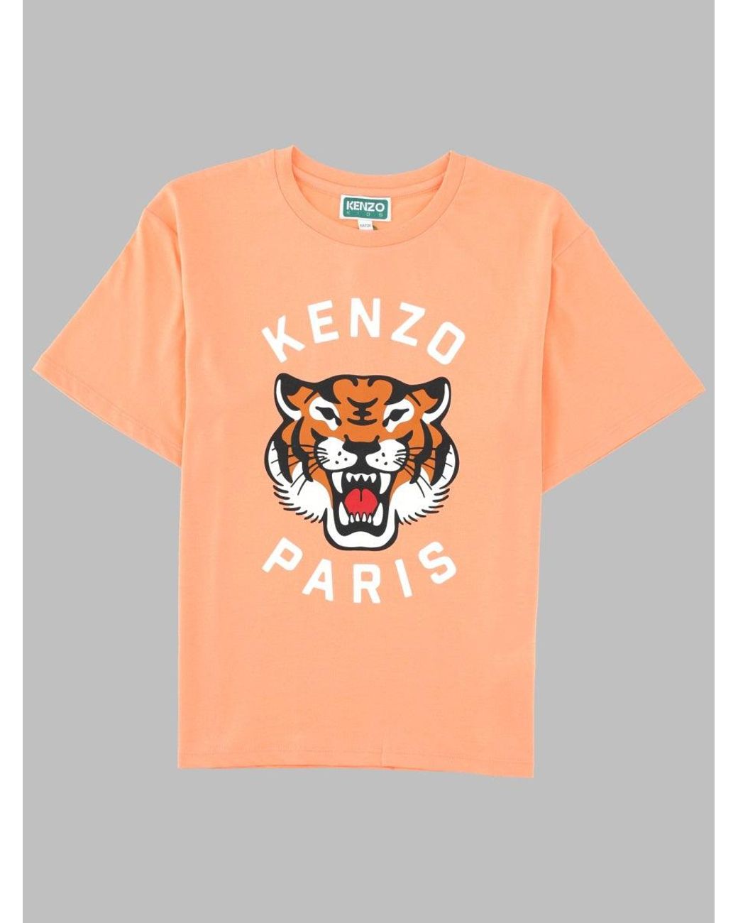 KENZO Gray T-Shirt Con Stampa