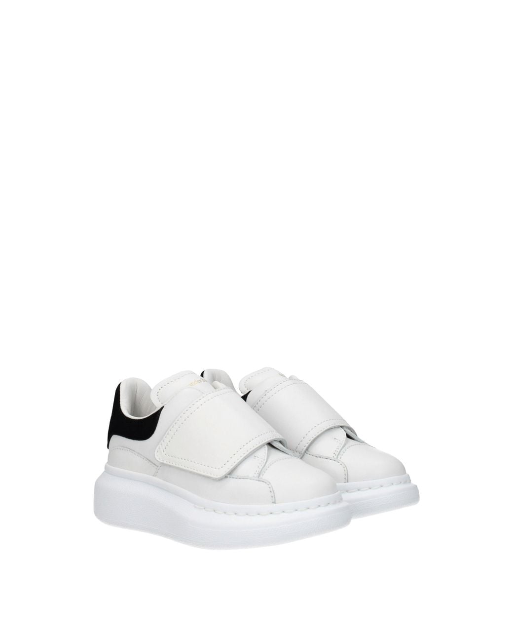 McQueen White Idee Regalo Sneakers Kids Uomo Pelle Bianco/Nero