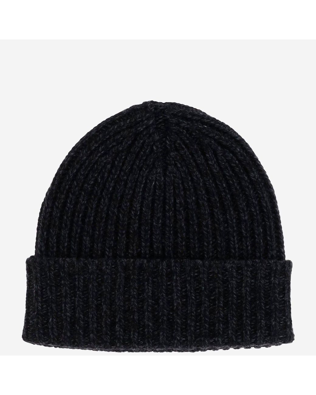 Autry Black Wool Beanie With Logo for men
