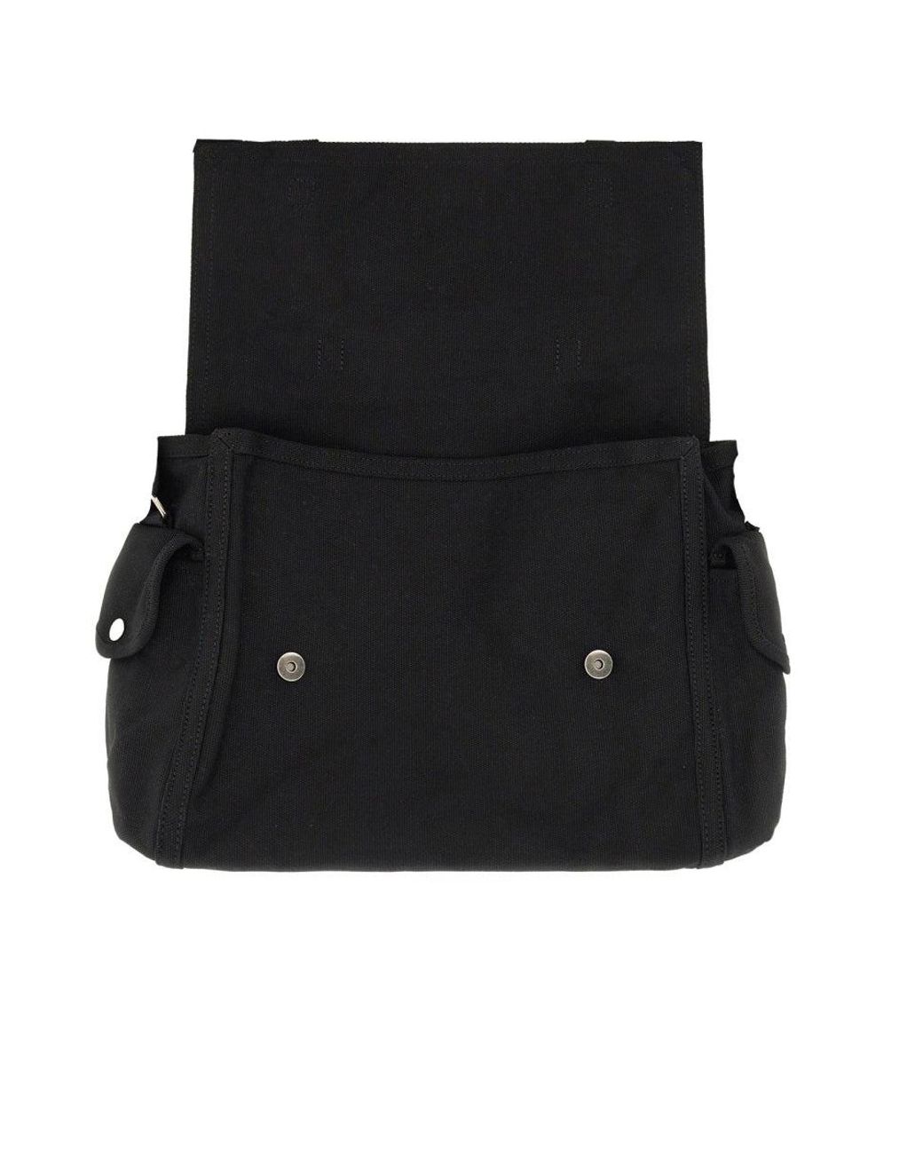 A.P.C. Black Borsa A Tracolla Con Logo for men