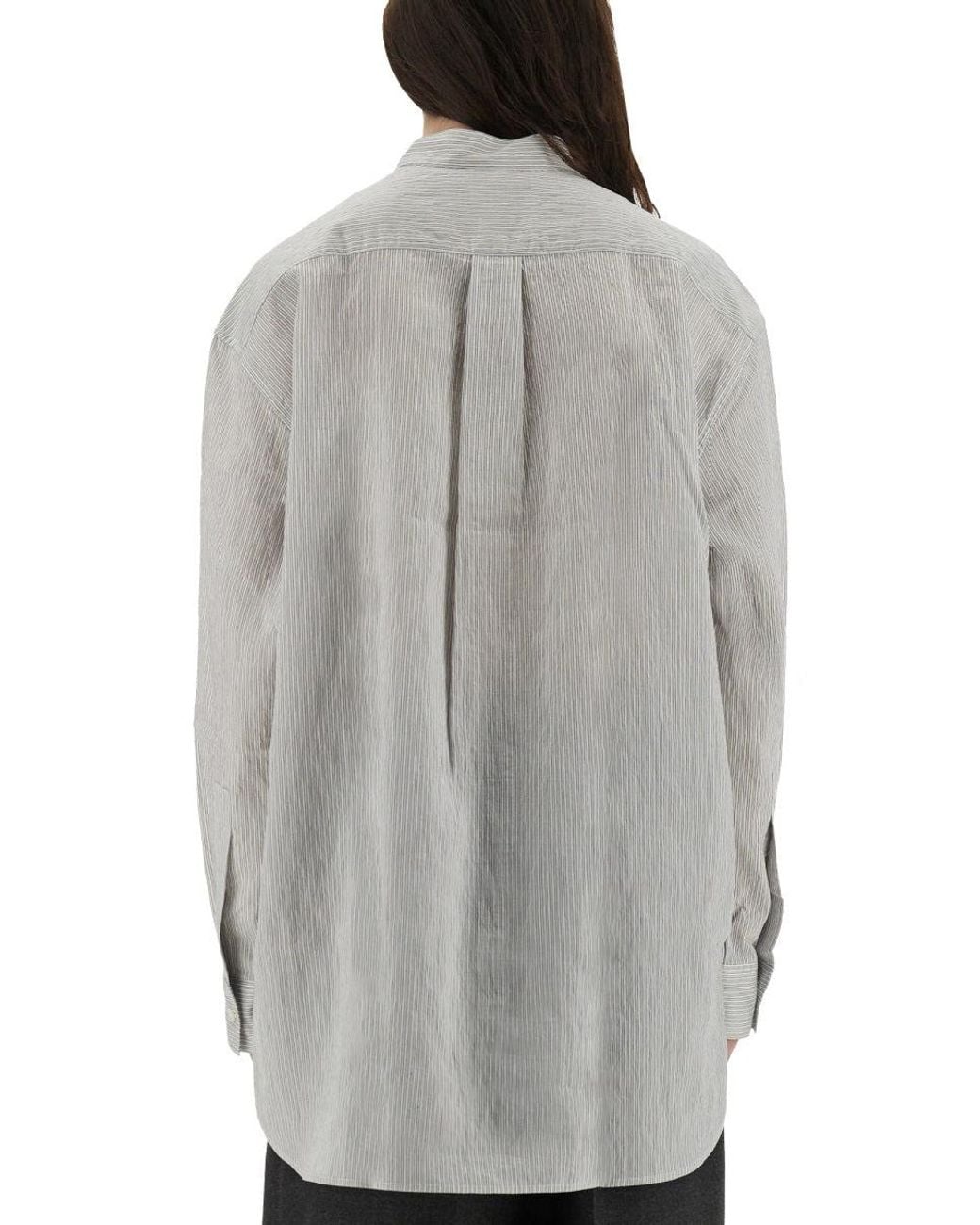 Studio Nicholson Gray Shirt "Dilys"