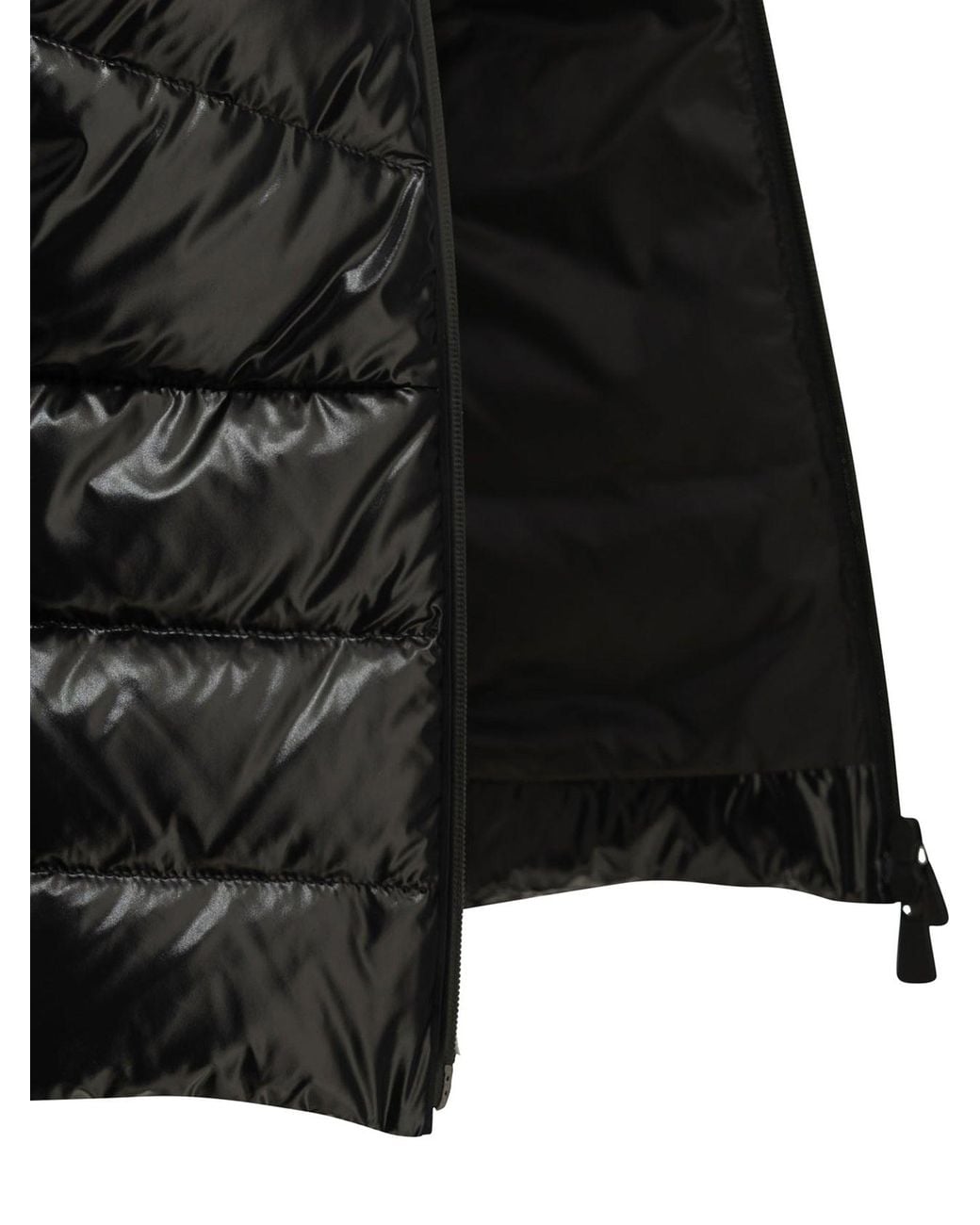 Moncler Black Padded Zip-Up Sweatshirt