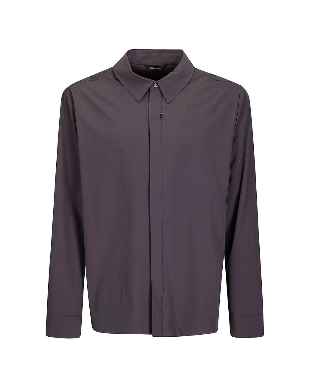 Hiking Patrol Purple Align Button Up Shirt