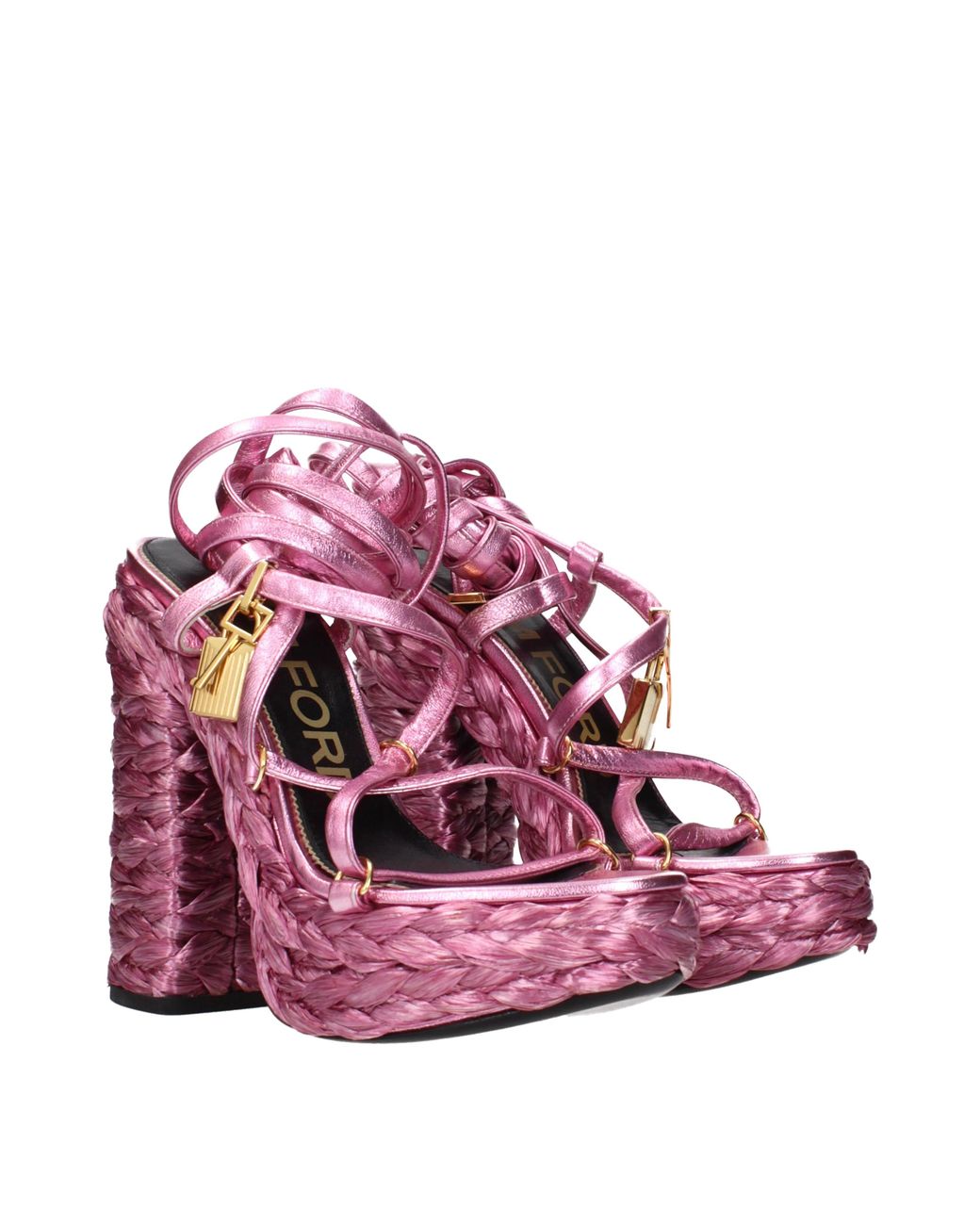 Tom Ford Pink Leather 'S Sandals