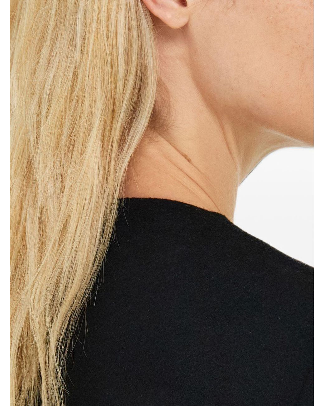 Ferragamo White Vara Leather Hair Clip