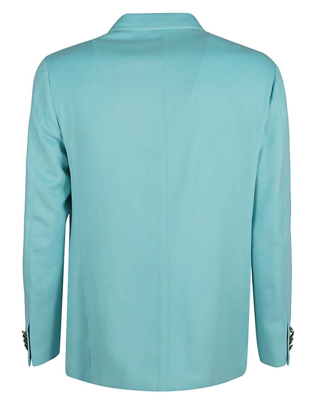 Sartorio Napoli Blue Single Breasted Wool Jacket for men