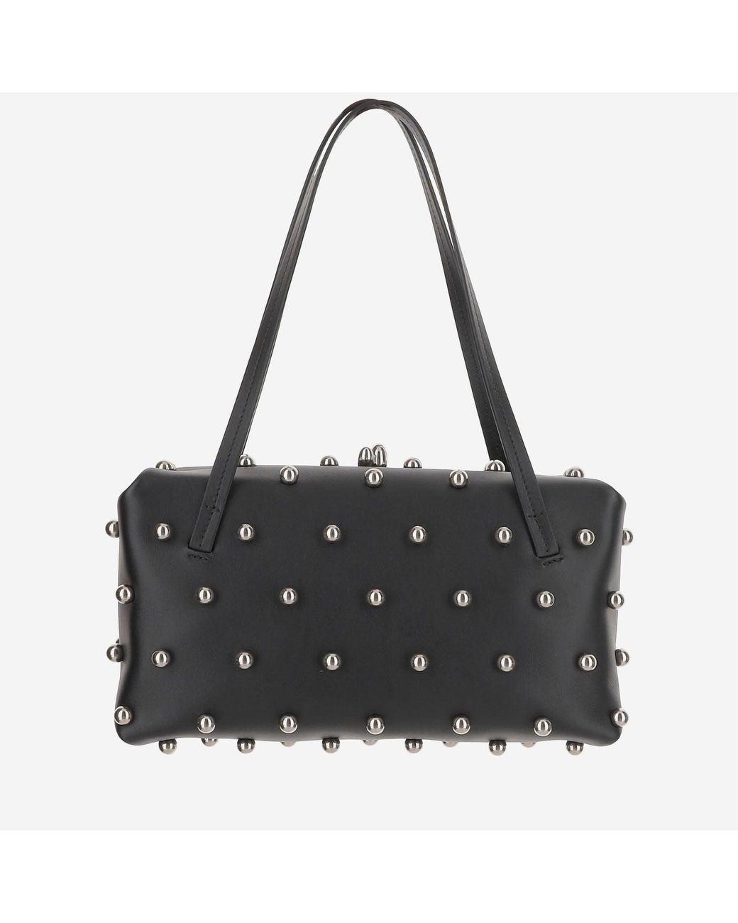 Jil Sander Black Goji Pillow Leather Shoulder Bag