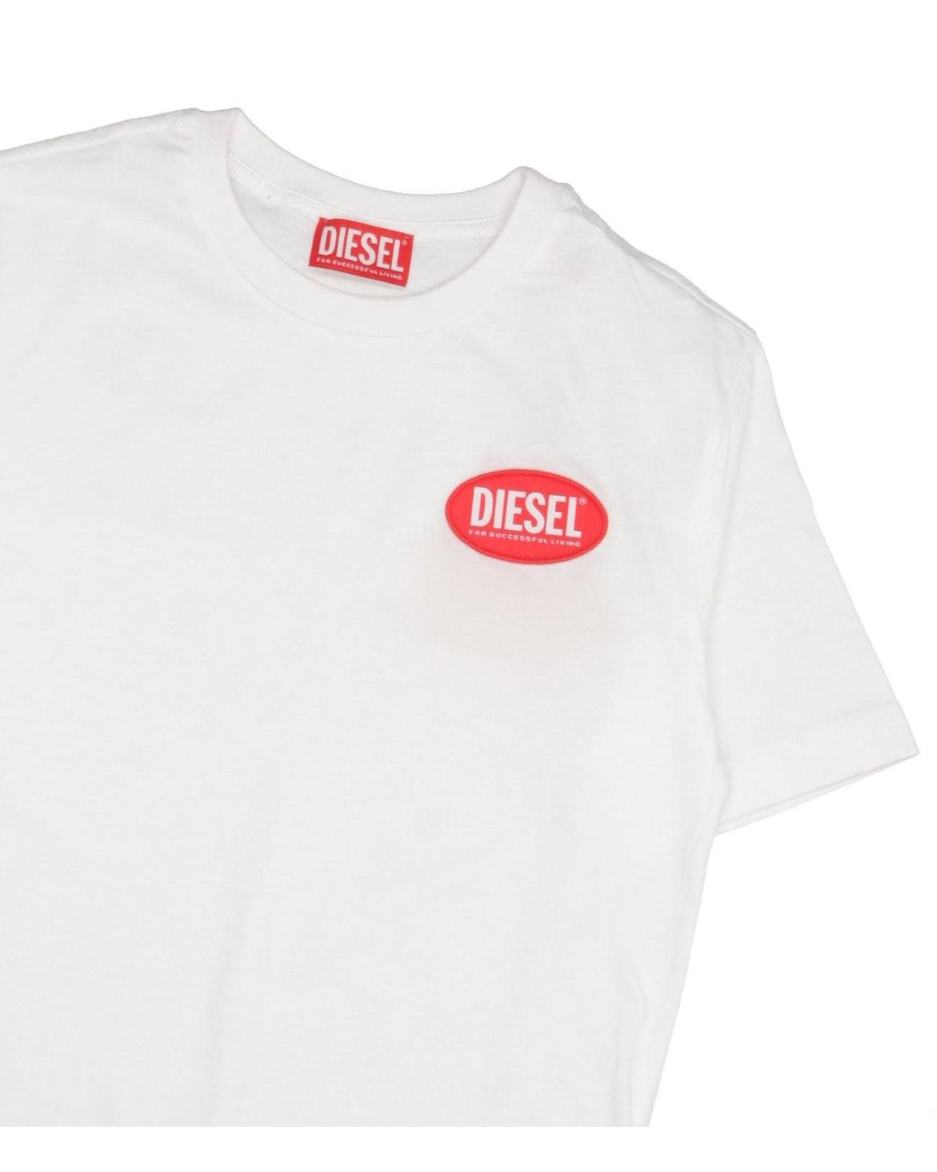 DIESEL White T Shirts And Polos