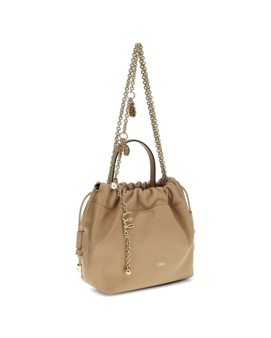 Chloé Natural Icons Leather Clutch