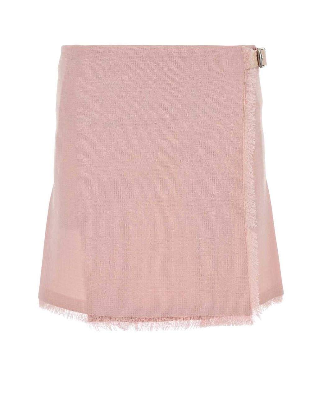 Burberry Pink Wool Mini Skirt