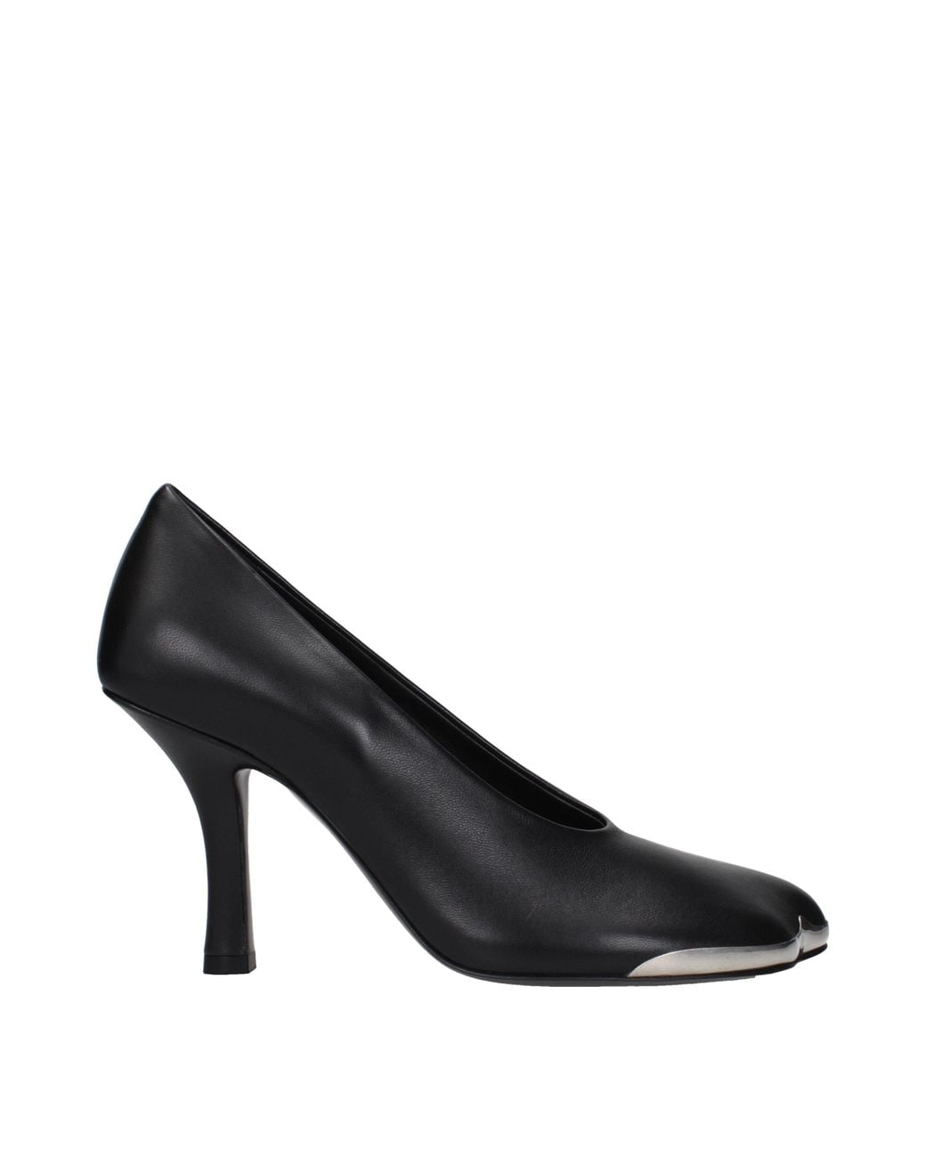 Burberry Black Neckline Leather