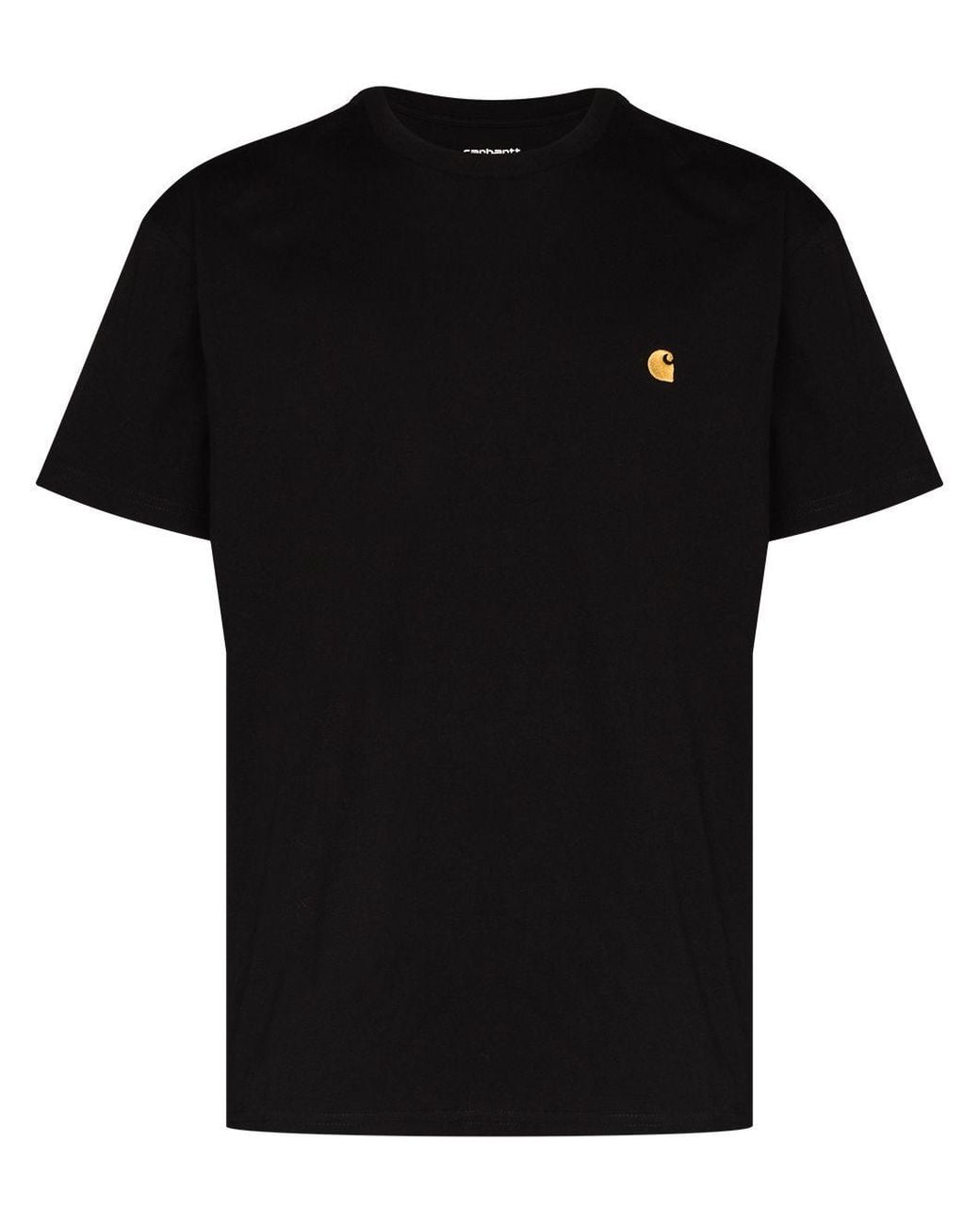 Carhartt Black Logo Cotton T Shirt