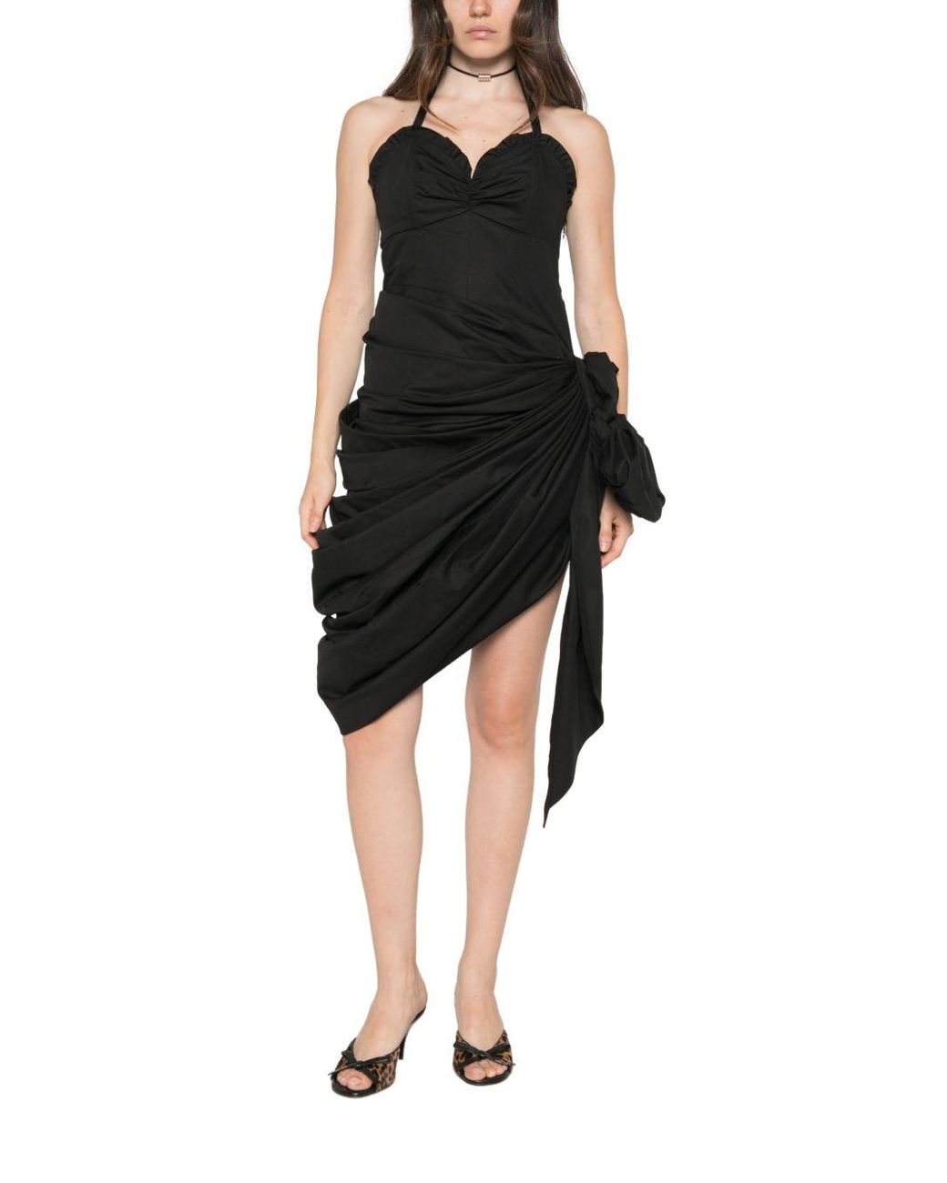 Chloé Black Silk Short Dress