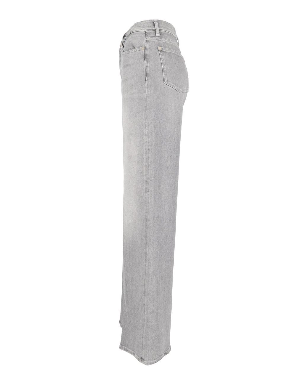 7 For All Mankind Gray Lotta Wash