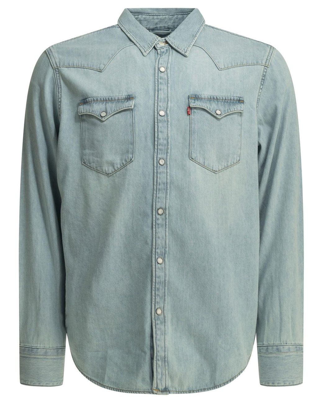 Levi's Blue "Barstow Western Shirt" Casual Shirt for men
