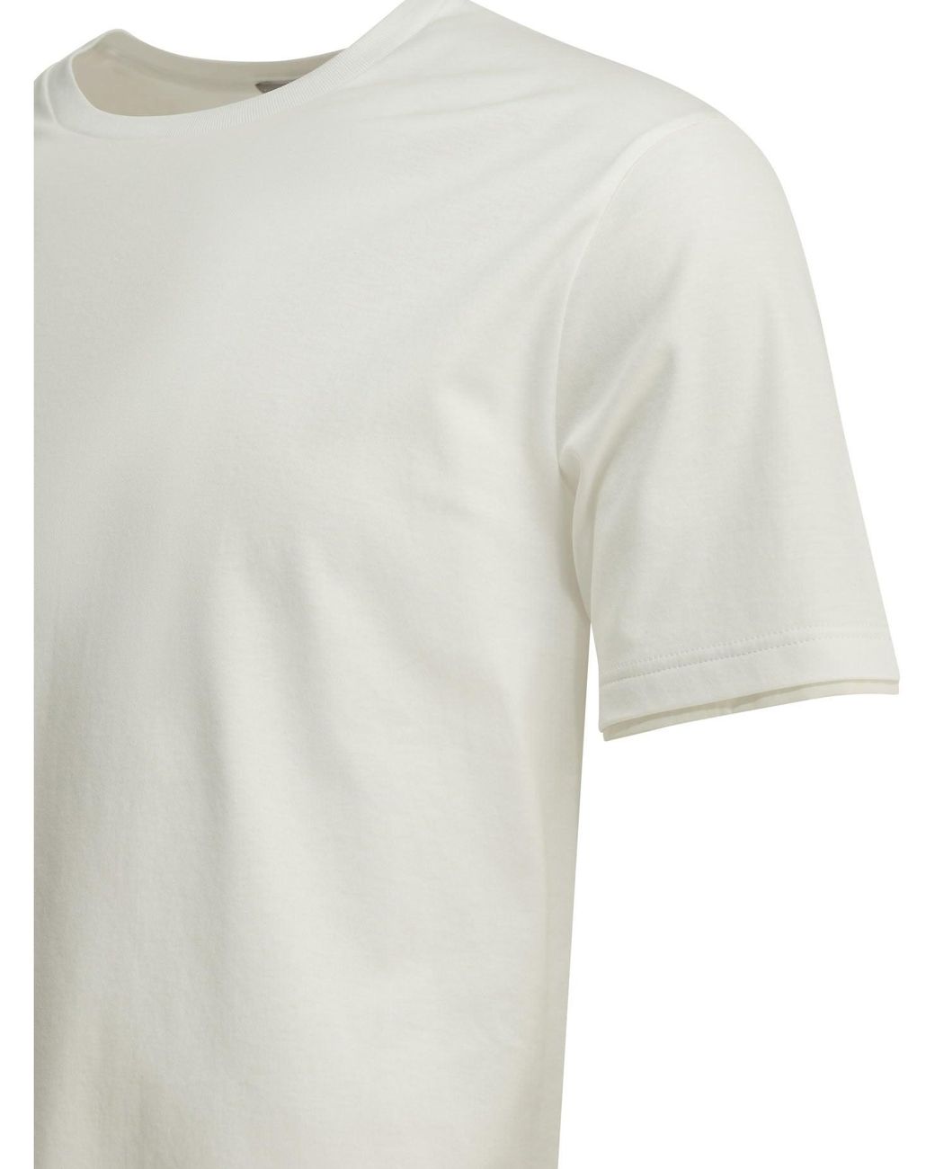 Herno White "Resort" Crew Neck T Shirt