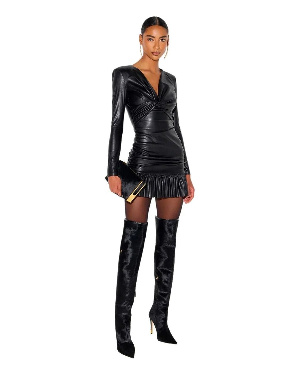 Elisabetta Franchi Black Abito Mini Nero