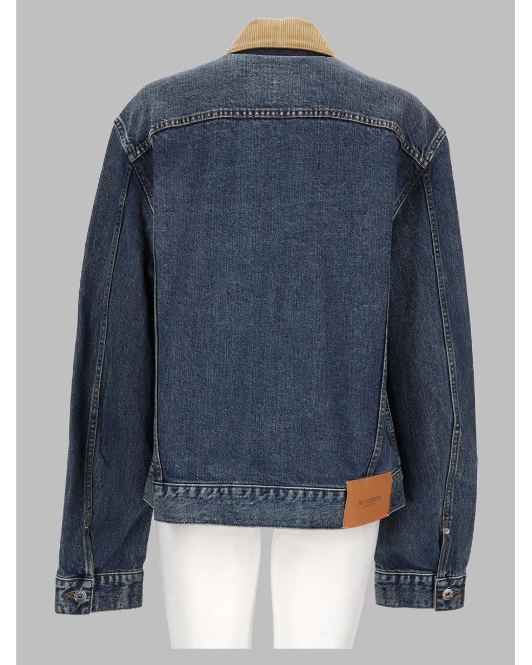 J.W. Anderson Blue Jacket With Velvet Collar