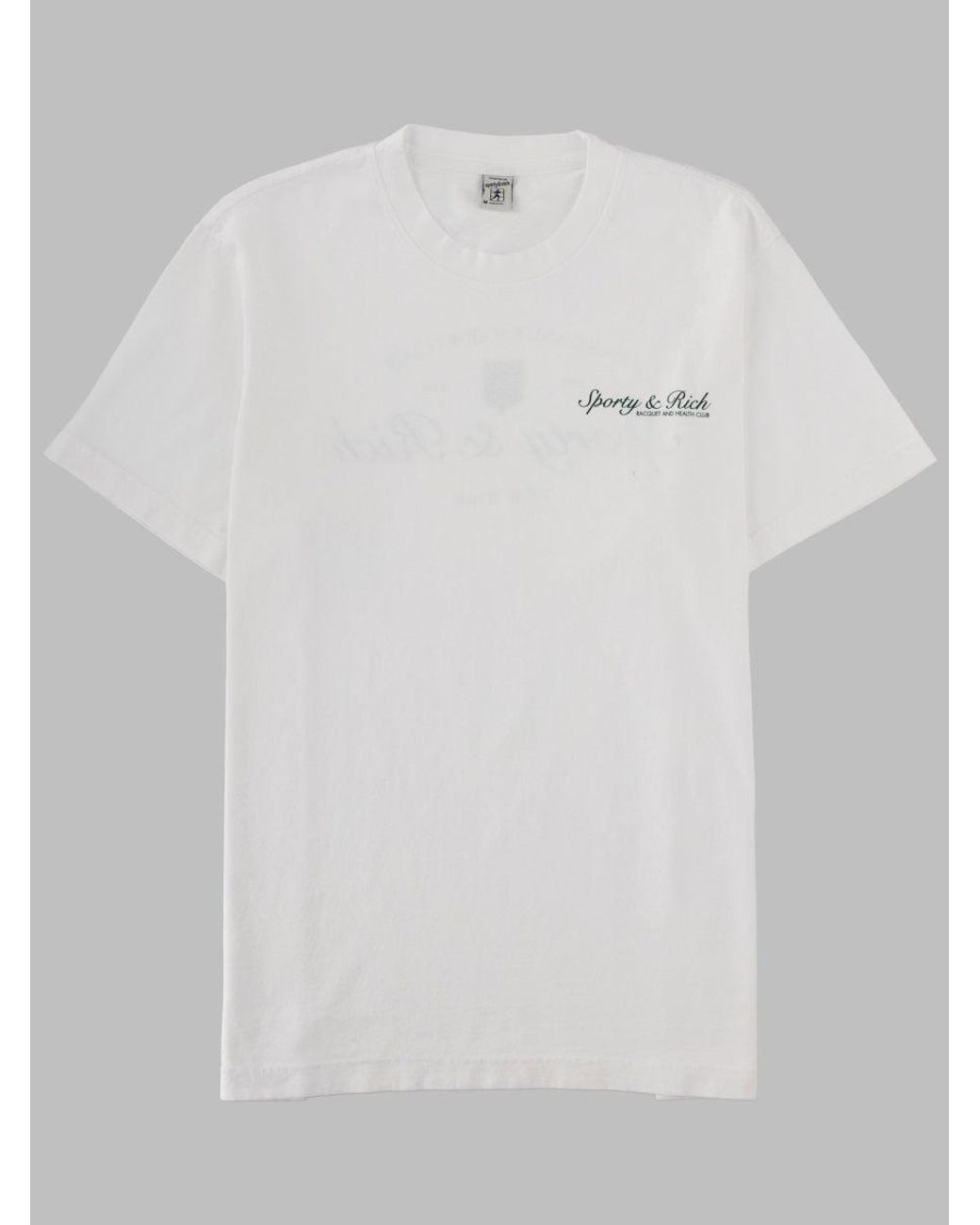 SPORTY&RICH White T Shirt "Syracuse"