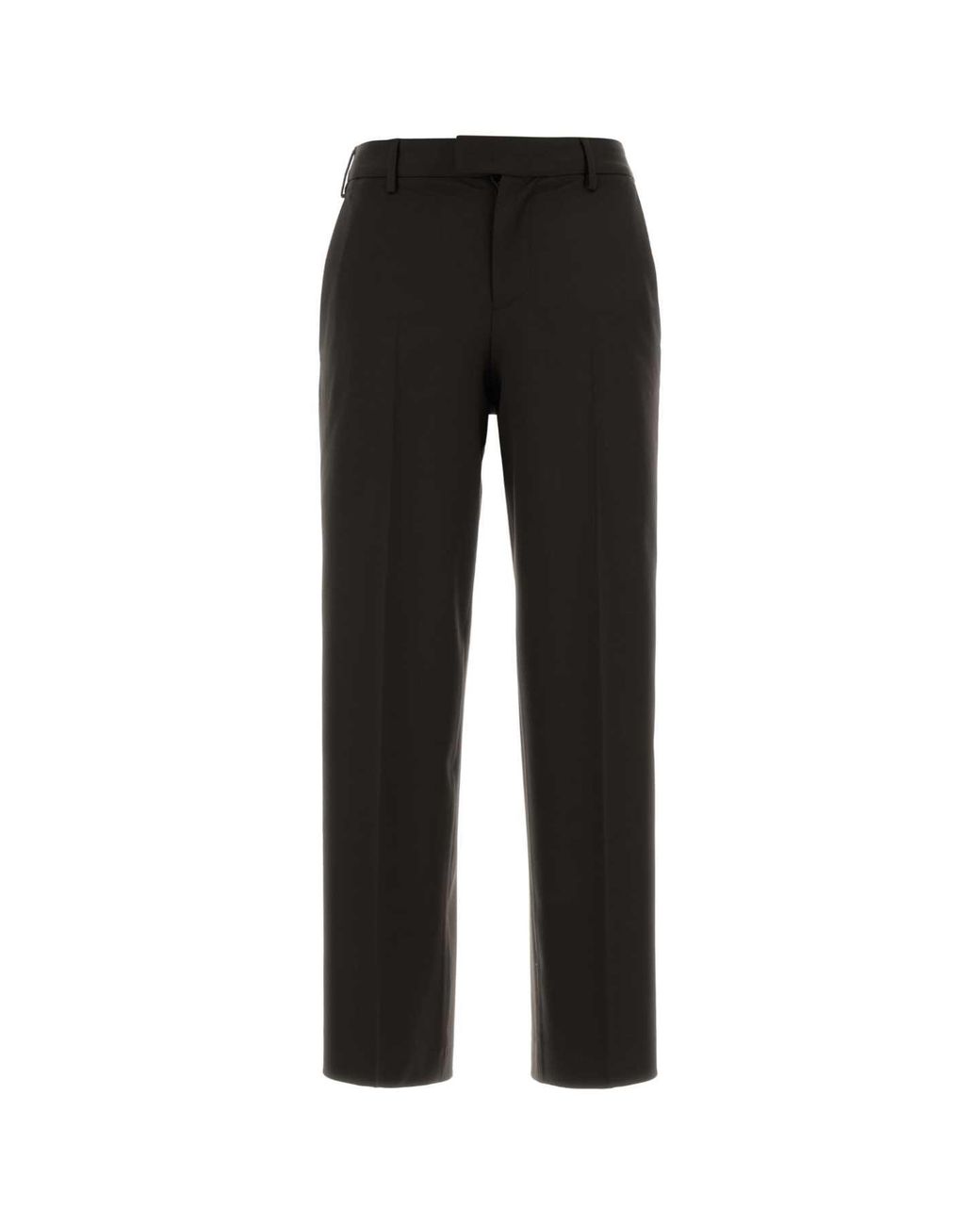 PT Torino Black Stretch Wool Dress Pants