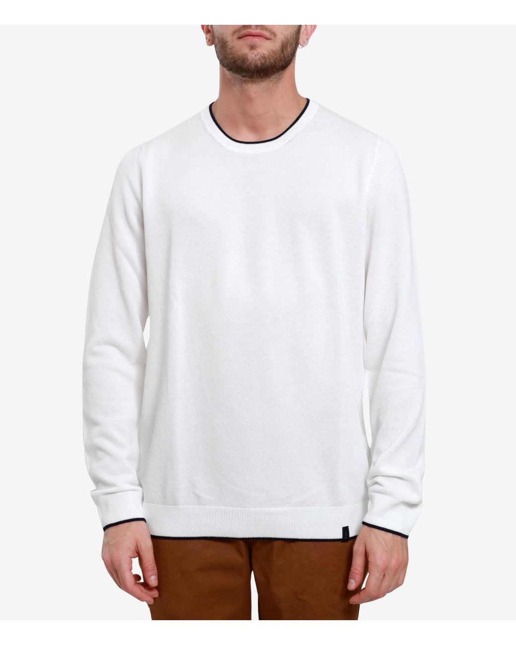 Fay White Sweaters for men