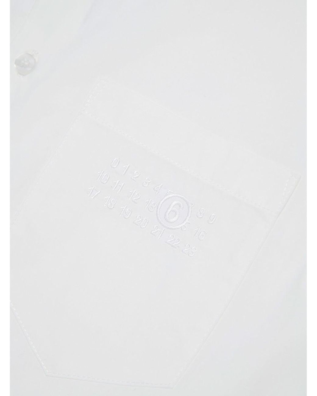 MM6 by Maison Margiela White Mm6D119U