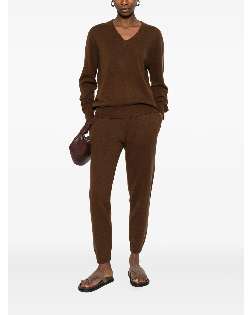 Entire studios Brown Slim Knit Lounge Pant