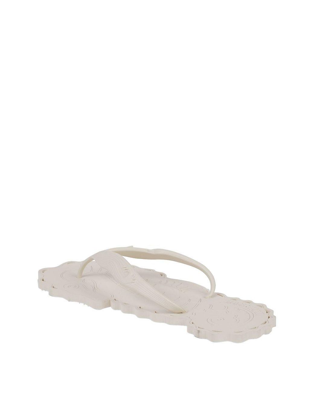 Zimmermann White Seafoam Thong Sandals
