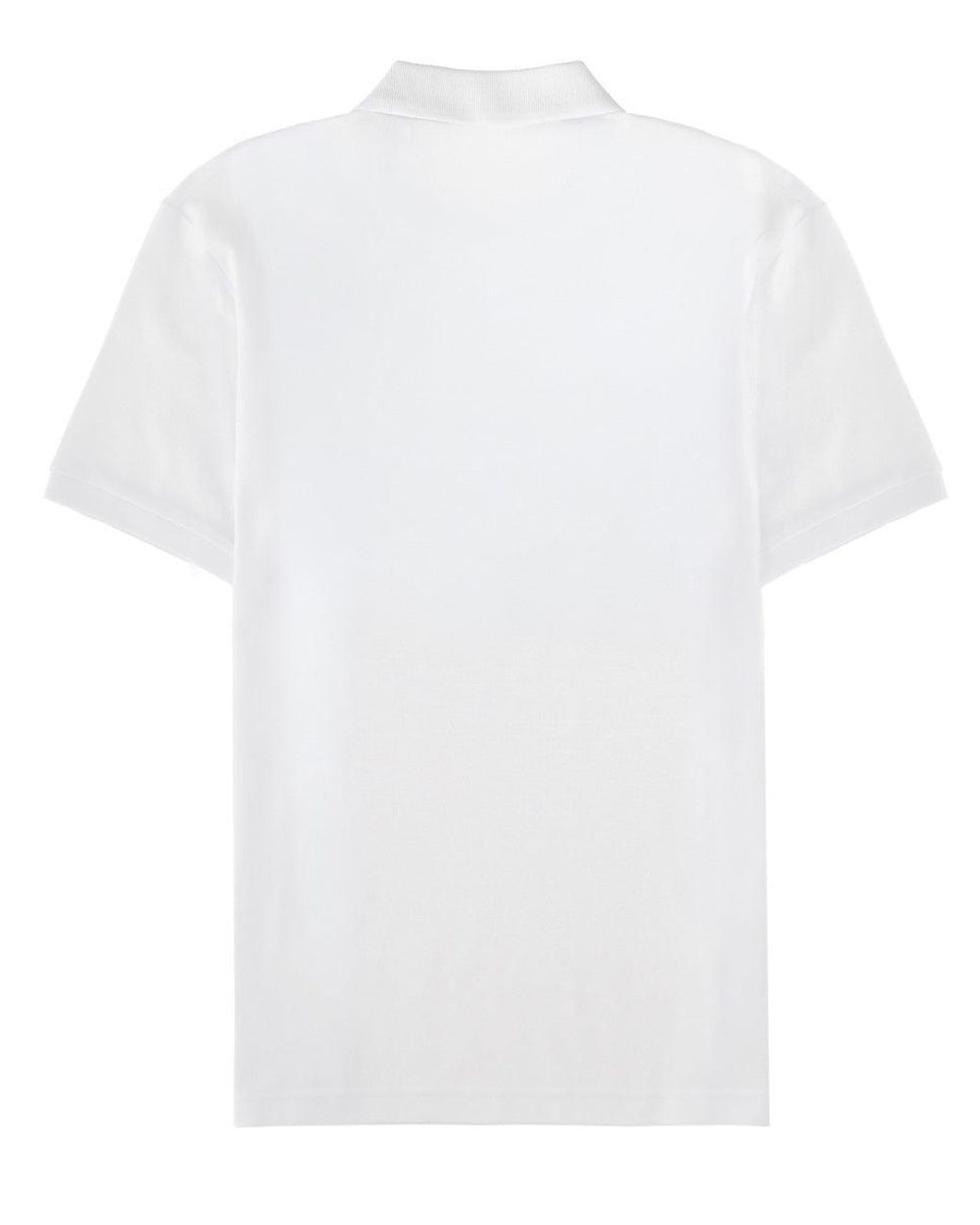 Moschino White Polo With Logo for men