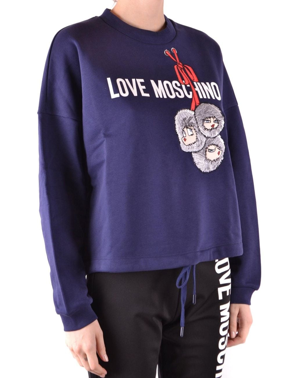 Love Moschino Blue Sweatshirts