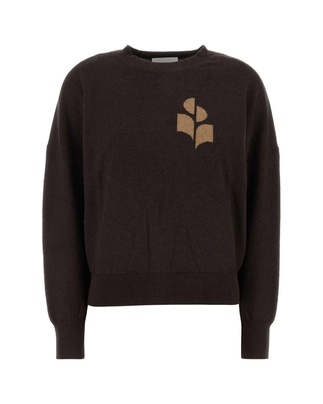 Isabel Marant Black Oversized Cotton-Wool Marisans Sweater