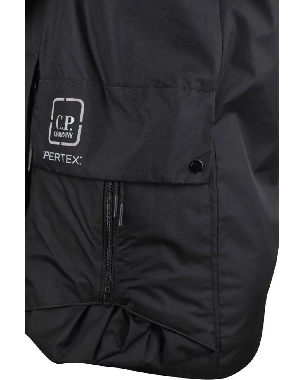 C P Company Black Sleeveless Down Jacket