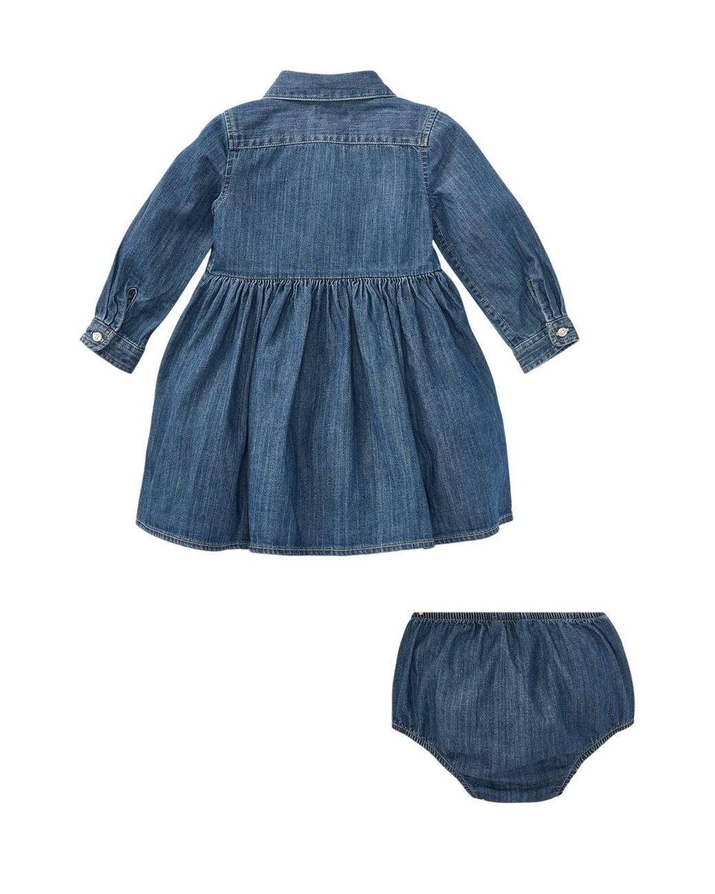 Polo Ralph Lauren Blue Denim Shirtd Dresses Woven