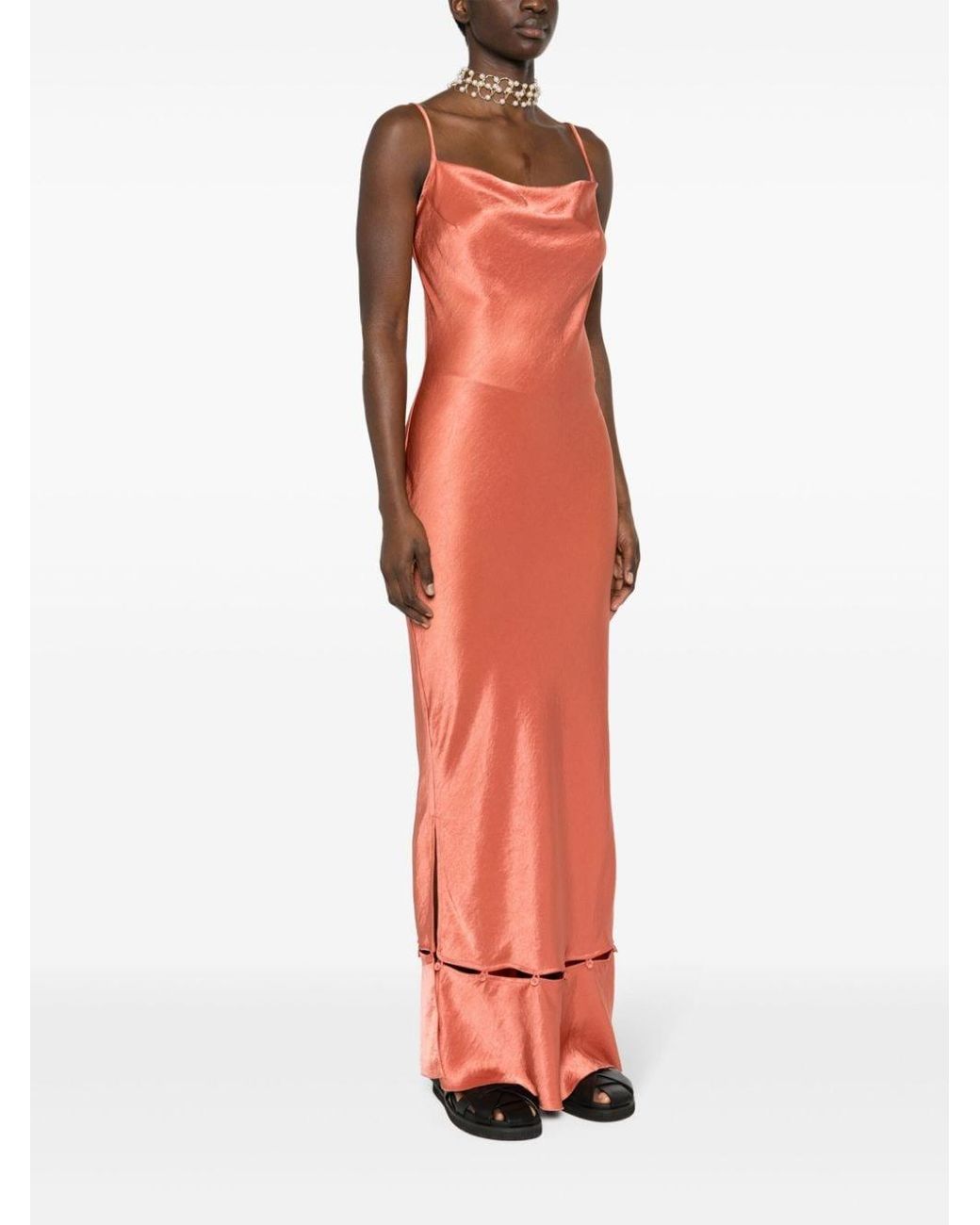 Nanushka Maxi-Jurk in het Red