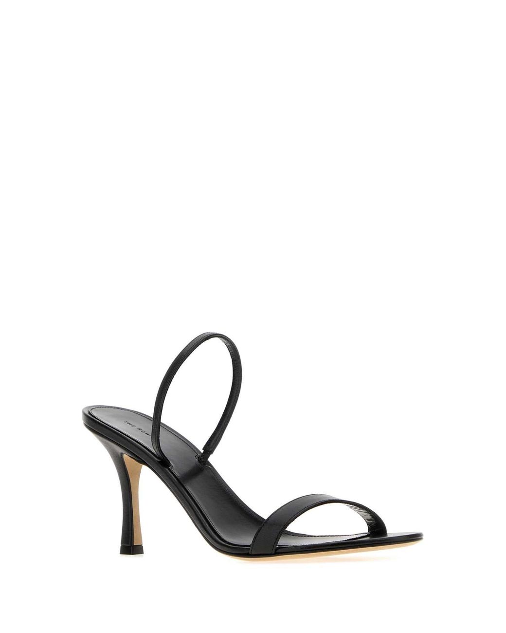 The Row Black Ella Heels