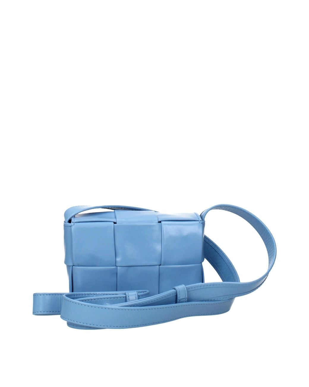 Bottega Veneta Blue Cassette Crossbody Bags For