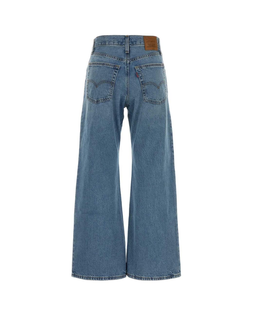 Levi's Blue Denim Bootcut Loose Jeans