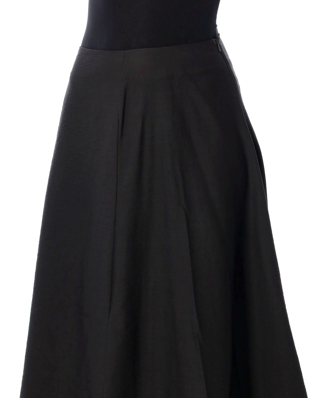 Studio Nicholson Black Draped Maxi Skirt