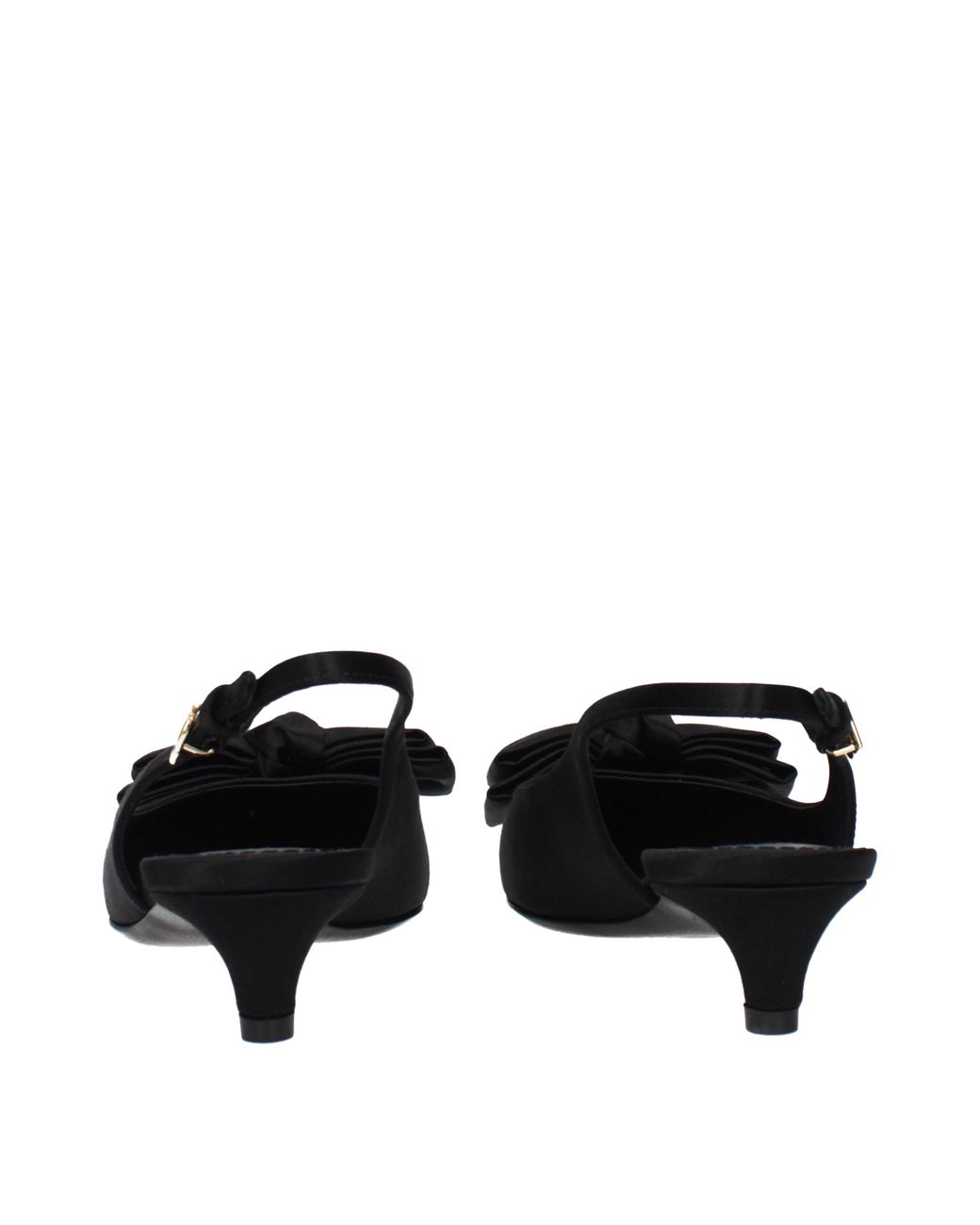 Dolce & Gabbana Black Dolce&Gabbana Satin Sandals