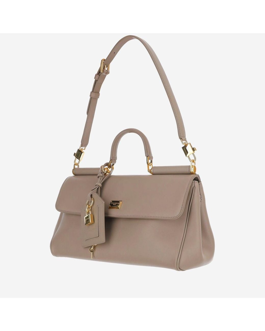 Dolce & Gabbana Natural My Sicily Medium Handbag